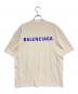 BALENCIAGA (バレンシアガ) バックロゴTシャツ ベージュ サイズ:XS：40000円