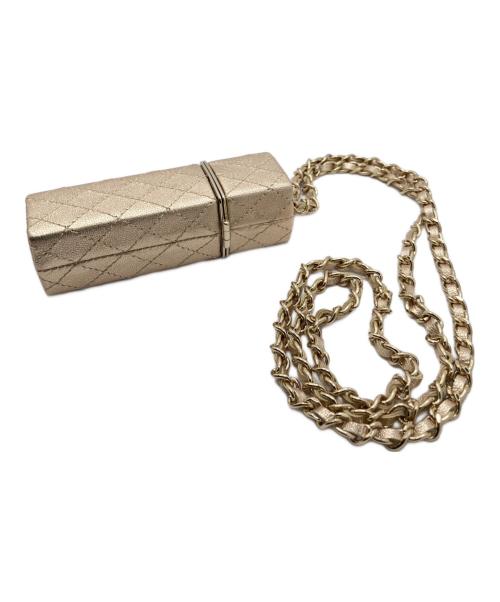 CHANEL（シャネル）CHANEL (シャネル) CHANEL リップケース ゴールド 未使用品の古着・服飾アイテム