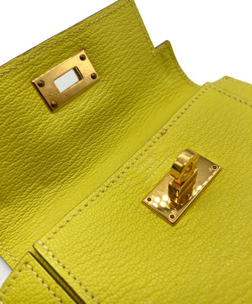HERMES（エルメス）HERMES (エルメス) ケリーコンパクト コインケース イエロー サイズ:-の古着・服飾アイテム