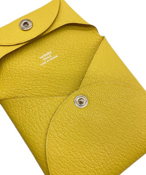 HERMES（エルメス）HERMES (エルメス) コインケース イエローの古着・服飾アイテム