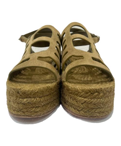 HERMES（エルメス）HERMES (エルメス) エスパドリーユ カタリア オリーブ サイズ:36の古着・服飾アイテム