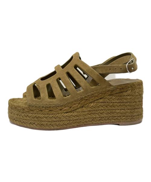 HERMES（エルメス）HERMES (エルメス) エスパドリーユ カタリア オリーブ サイズ:36の古着・服飾アイテム