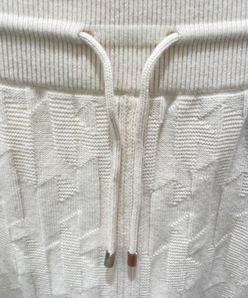 HERMES（エルメス）HERMES (エルメス) Hロゴニットパンツ ベージュ サイズ:34の古着・服飾アイテム