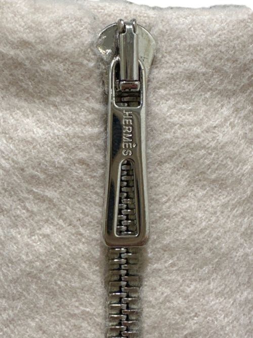 HERMES（エルメス）HERMES (エルメス) カシミヤフーデッドコート ベージュ サイズ:34の古着・服飾アイテム