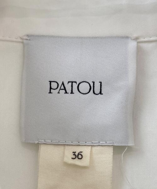 patou（パトゥ）patou (パトゥ) ワンピース ホワイト サイズ:36の古着・服飾アイテム