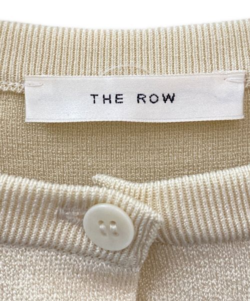 THE ROW（ザ ロウ）THE ROW (ザ ロウ) クルーネックカーディガン ベージュ サイズ:XSの古着・服飾アイテム