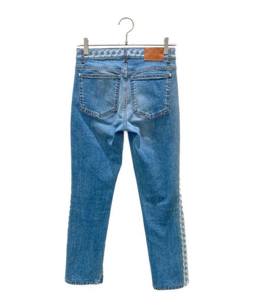 CHANEL（シャネル）CHANEL (シャネル) ココマークボタン チェーン プリント ストレッチデニム パンツ サイズ:34の古着・服飾アイテム