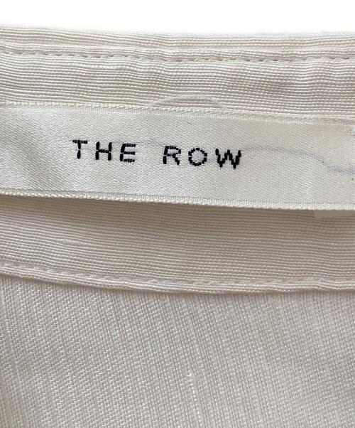 THE ROW（ザ ロウ）THE ROW (ザ ロウ) シャツワンピース ホワイト×ブラック サイズ:XSの古着・服飾アイテム