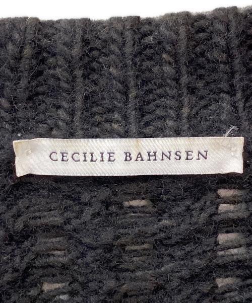 CECILIE BAHNSEN（セシリーバンセン）CECILIE BAHNSEN (セシリーバンセン) ケーブルニット ブラック サイズ:XSの古着・服飾アイテム