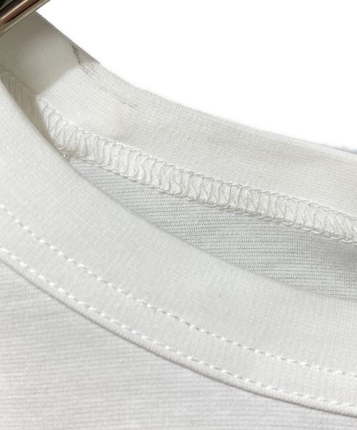 noir kei ninomiya（ノワール ケイ ニノミヤ）noir kei ninomiya (ノワール ケイ ニノミヤ) フリルアームTシャツ ホワイト サイズ:Sの古着・服飾アイテム