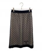 PRADAプラダ）の古着「チュールスカート」｜ブラック