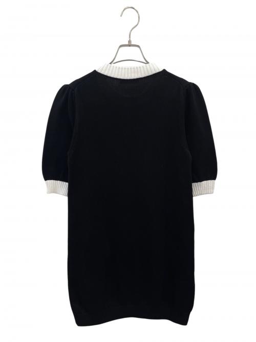 PRADA（プラダ）PRADA (プラダ) コットン ミニドレス   ブラック サイズ:40の古着・服飾アイテム