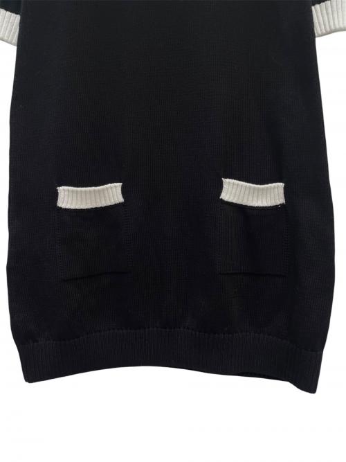 PRADA（プラダ）PRADA (プラダ) コットン ミニドレス   ブラック サイズ:40の古着・服飾アイテム