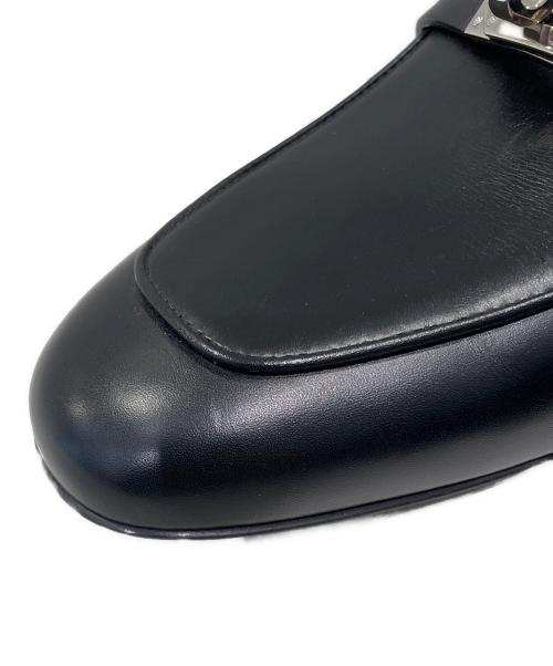 HERMES（エルメス）HERMES (エルメス) オズ/ケリーバックルミュール ブラック サイズ:36 1/2の古着・服飾アイテム