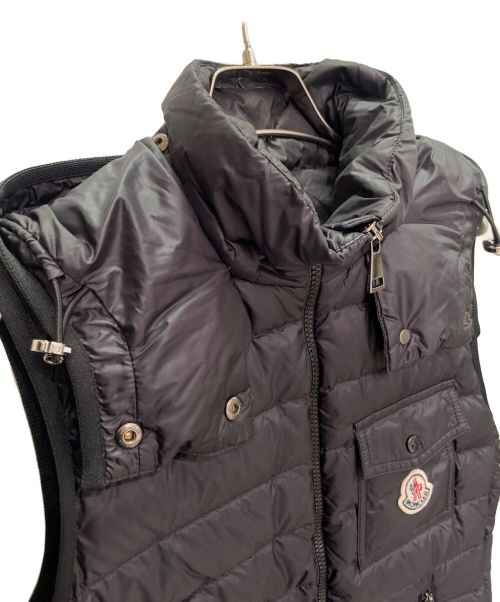 MONCLER（モンクレール）MONCLER (モンクレール) GLYCINE/ダウンベスト ブラック サイズ:1の古着・服飾アイテム