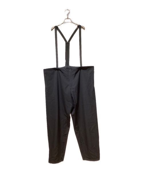 Yohji Yamamoto pour homme（ヨウジヤマモト プールオム）Yohji Yamamoto pour homme (ヨウジヤマモト プールオム) Wool pants with suspender（サスペンダー付きウールパンツ） ブラック サイズ:Mの古着・服飾アイテム