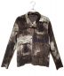 HOMME PLISSE ISSEY MIYAKE（オムプリッセ イッセイ ミヤケ）の古着「Tie-dye pattern pleats jacket（タイダイプリーツジャケット）」｜ブラック×ブラウン