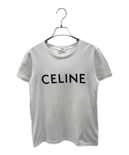 CELINE（セリーヌ）CELINE (セリーヌ) ロゴTシャツ ホワイト サイズ:XSの古着・服飾アイテム