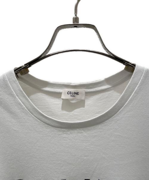 CELINE（セリーヌ）CELINE (セリーヌ) ロゴTシャツ ホワイト サイズ:XSの古着・服飾アイテム