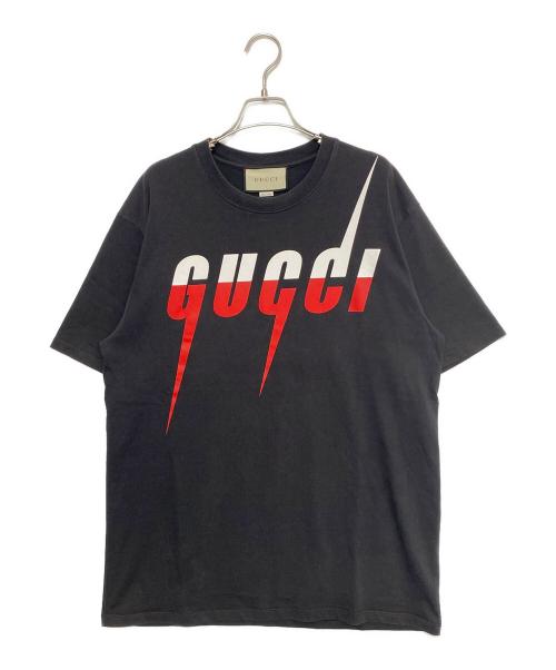 GUCCI（グッチ）GUCCI (グッチ) Blade Print Tee ブラック サイズ:Lの古着・服飾アイテム