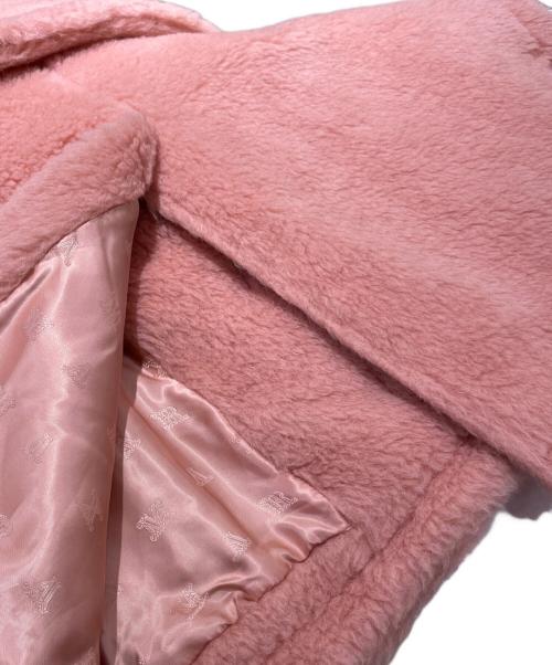 MaxMara（マックスマーラ）MaxMara (マックスマーラ) テディベアポンチョ ピンク サイズ:SM（スモール）の古着・服飾アイテム