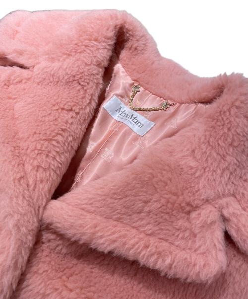 MaxMara（マックスマーラ）MaxMara (マックスマーラ) テディベアポンチョ ピンク サイズ:SM（スモール）の古着・服飾アイテム