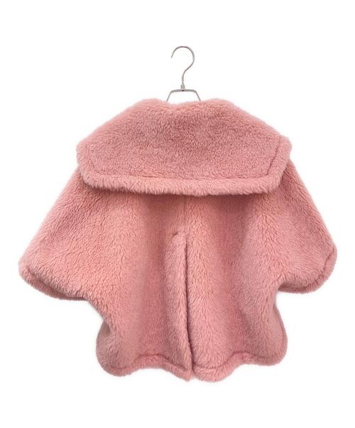 MaxMara（マックスマーラ）MaxMara (マックスマーラ) テディベアポンチョ ピンク サイズ:SM（スモール）の古着・服飾アイテム