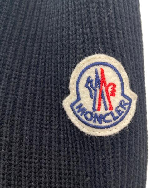 MONCLER（モンクレール）MONCLER (モンクレール) ニット切替ダウンジャケット ブラック×ネイビー サイズ:XSの古着・服飾アイテム