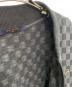 中古・古着 LOUIS VUITTON (ルイ ヴィトン) ダミエジャガードジップアップスウェット ブラック×グレー サイズ:XXL：90000円