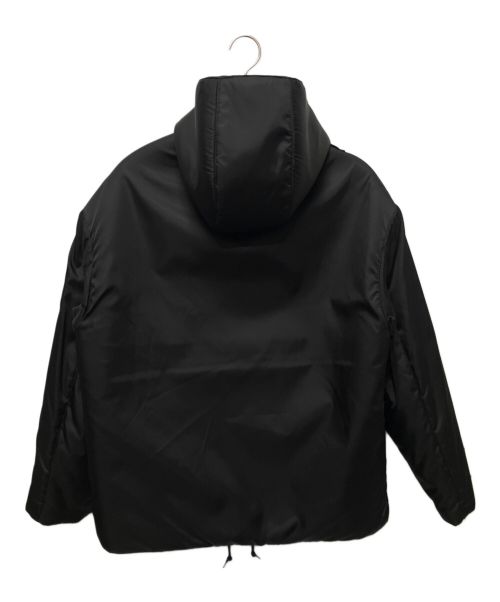 PRADA（プラダ）PRADA (プラダ) プレートナイロンアノラックパーカー ブラック サイズ:Mの古着・服飾アイテム