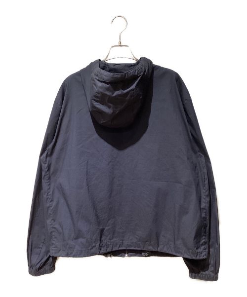 PRADA（プラダ）PRADA (プラダ) Logo Zip Hoodie（ロゴジップパーカー） ネイビー サイズ:Lの古着・服飾アイテム