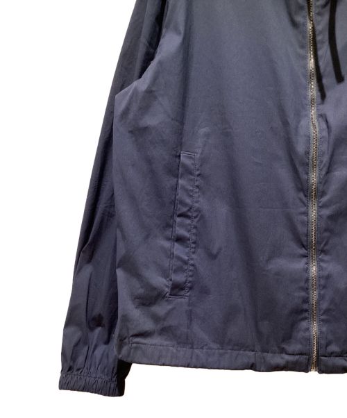 PRADA（プラダ）PRADA (プラダ) Logo Zip Hoodie（ロゴジップパーカー） ネイビー サイズ:Lの古着・服飾アイテム