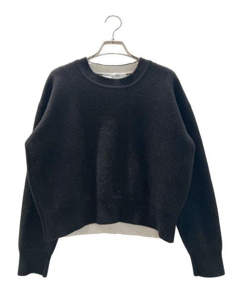 Christian Dior（クリスチャン ディオール）Christian Dior (クリスチャン ディオール) ジャディオールロゴニット ブラック サイズ:36の古着・服飾アイテム
