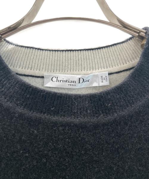 Christian Dior（クリスチャン ディオール）Christian Dior (クリスチャン ディオール) ジャディオールロゴニット ブラック サイズ:36の古着・服飾アイテム