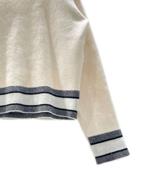 Christian Dior（クリスチャン ディオール）Christian Dior (クリスチャン ディオール) カシミアロゴニット ベージュ サイズ:36の古着・服飾アイテム