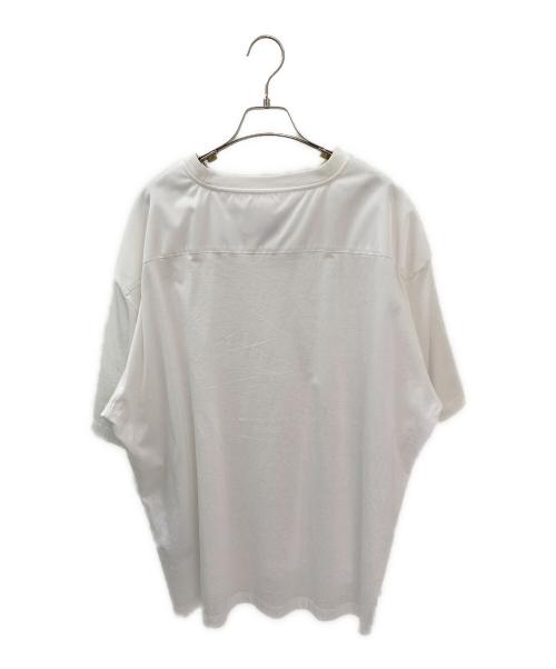 PRADA（プラダ）PRADA (プラダ) ビジュートライアングルロゴカットソー ホワイト サイズ:XXLの古着・服飾アイテム