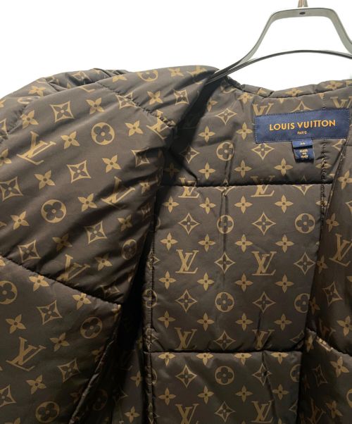 LOUIS VUITTON（ルイ ヴィトン）LOUIS VUITTON (ルイ ヴィトン) モノグラムライナーダウンコート ブラック サイズ:36の古着・服飾アイテム