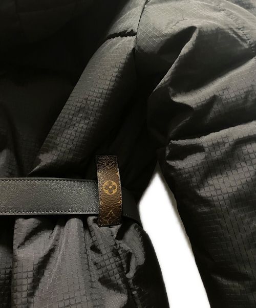 LOUIS VUITTON（ルイ ヴィトン）LOUIS VUITTON (ルイ ヴィトン) モノグラムライナーダウンコート ブラック サイズ:36の古着・服飾アイテム
