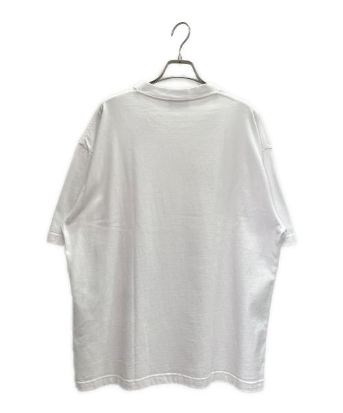 BALENCIAGA（バレンシアガ）BALENCIAGA (バレンシアガ) ロゴオーバーサイズ Tシャツ ホワイト サイズ:Mの古着・服飾アイテム