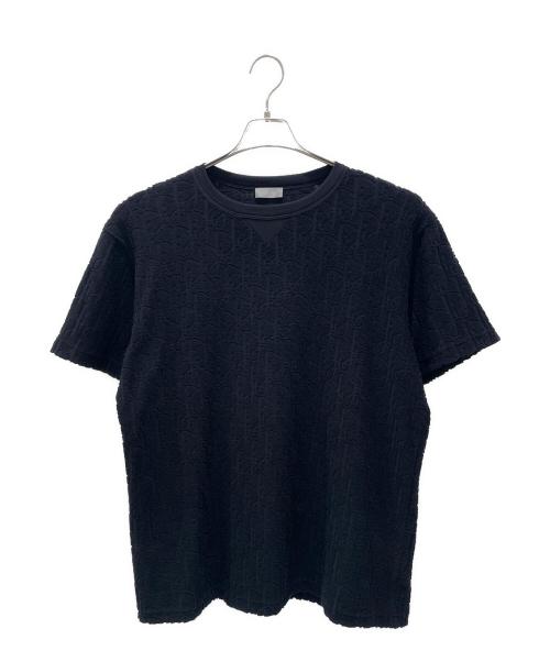 Dior（ディオール）Dior (ディオール) オブリークパイル地Tシャツ ブラック サイズ:Lの古着・服飾アイテム