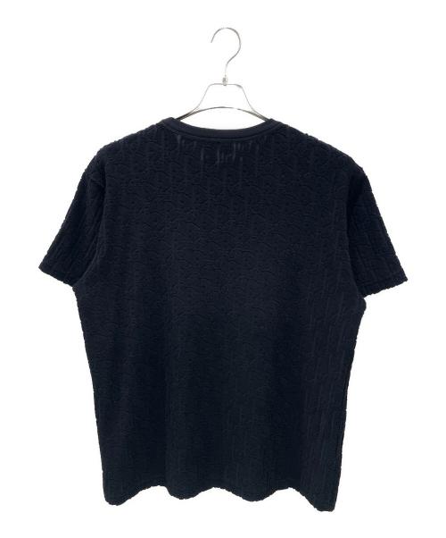 Dior（ディオール）Dior (ディオール) オブリークパイル地Tシャツ ブラック サイズ:Lの古着・服飾アイテム