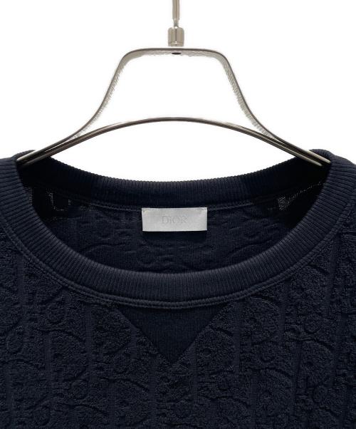 Dior（ディオール）Dior (ディオール) オブリークパイル地Tシャツ ブラック サイズ:Lの古着・服飾アイテム