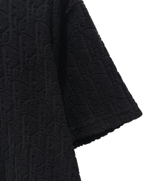 Dior（ディオール）Dior (ディオール) オブリークパイル地Tシャツ ブラック サイズ:Lの古着・服飾アイテム