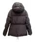 PRADA (プラダ) ロゴプレート ダウンジャケット ブラック サイズ:38：170000円
