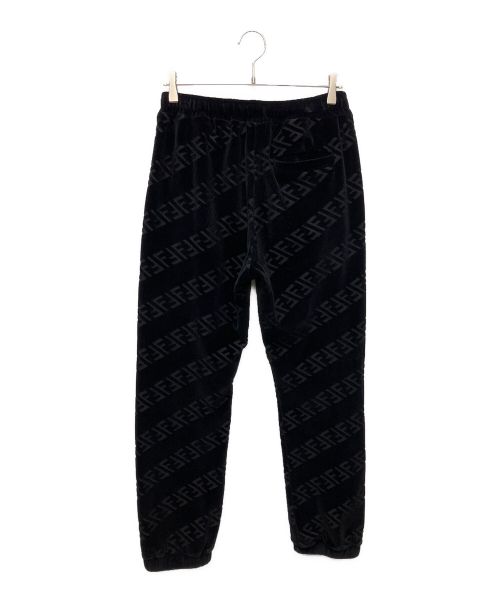 FENDI（フェンディ）FENDI (フェンディ) ズッカベロアトラックパンツ ブラック サイズ:46の古着・服飾アイテム