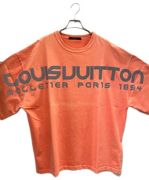 LOUIS VUITTON（ルイ ヴィトン）LOUIS VUITTON (ルイ ヴィトン) リフレクティブロゴオーバーTシャツ ピンク サイズ:Lの古着・服飾アイテム