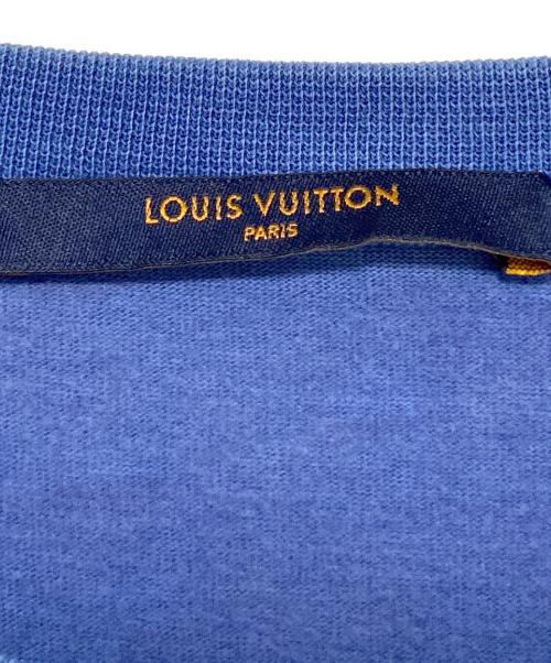 LOUIS VUITTON（ルイ ヴィトン）LOUIS VUITTON (ルイ ヴィトン) リフレクティブロゴオーバーTシャツ ブルー サイズ:Lの古着・服飾アイテム