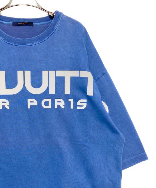 LOUIS VUITTON（ルイ ヴィトン）LOUIS VUITTON (ルイ ヴィトン) リフレクティブロゴオーバーTシャツ ブルー サイズ:Lの古着・服飾アイテム