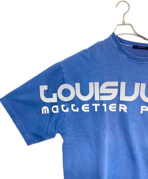 LOUIS VUITTON（ルイ ヴィトン）LOUIS VUITTON (ルイ ヴィトン) リフレクティブロゴオーバーTシャツ ブルー サイズ:Lの古着・服飾アイテム