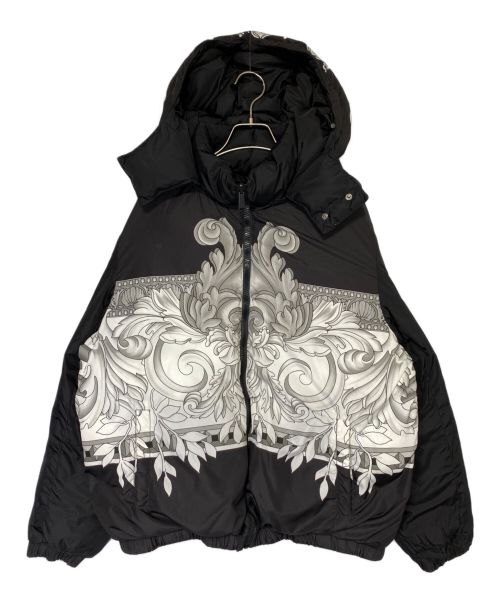 VERSACE（ヴェルサーチ）VERSACE (ヴェルサーチ) リバーシブルダウンジャケット ブラック サイズ:50の古着・服飾アイテム